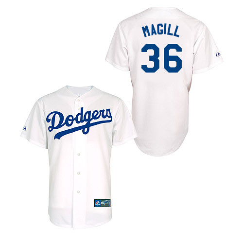 Matt Magill #36 Youth Baseball Jersey-L A Dodgers Authentic Home White MLB Jersey